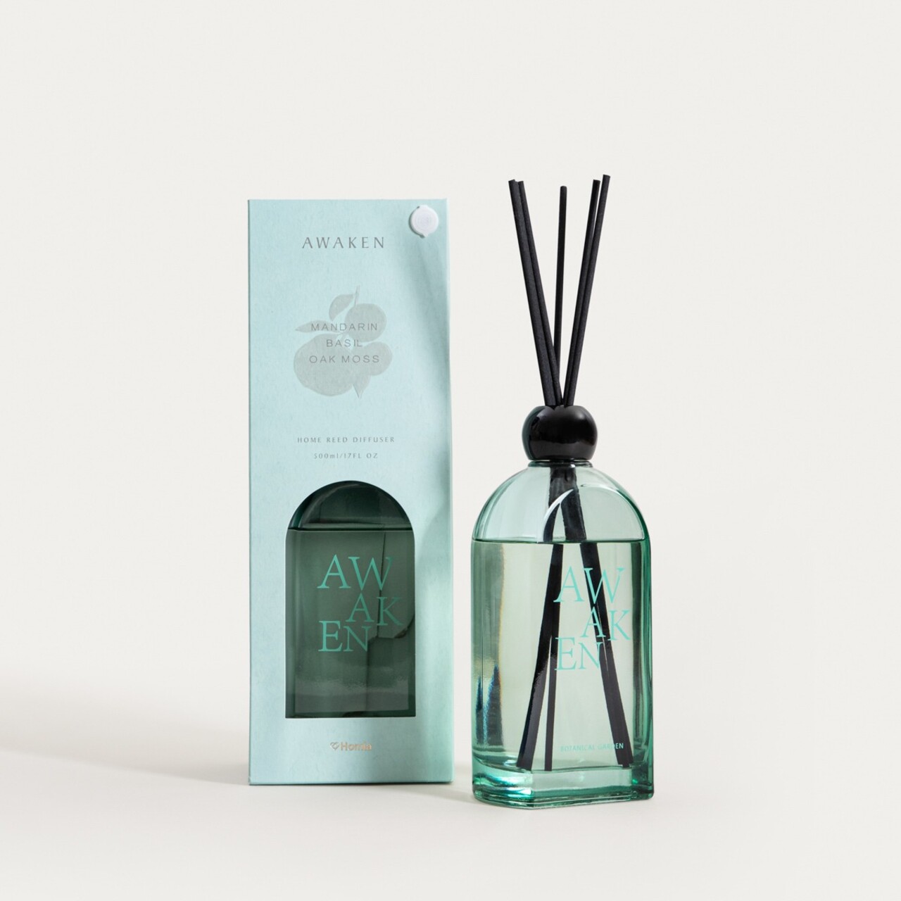 Difuzor de parfum cu betisoare Zen Ritual, Homla, 500 ml, sticla, albastru - imagine 6